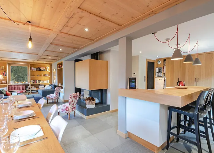 Luxueux A Chamonix, 5 Pour 10 Pers - Fr-1-343-177 木屋